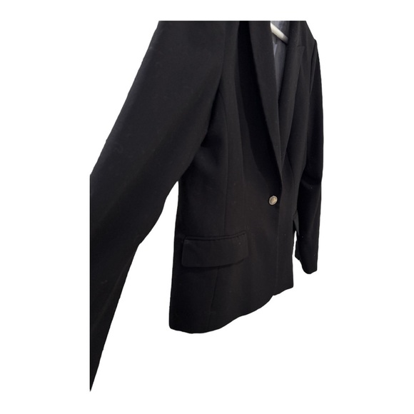Calvin Klein Women's Black Single-Button Blazer Jacket
Size 14 - Picture 4 of 7